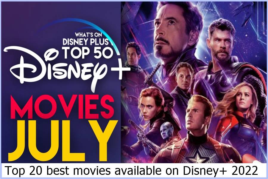 Top 20 best movies available on Disney+ 2022