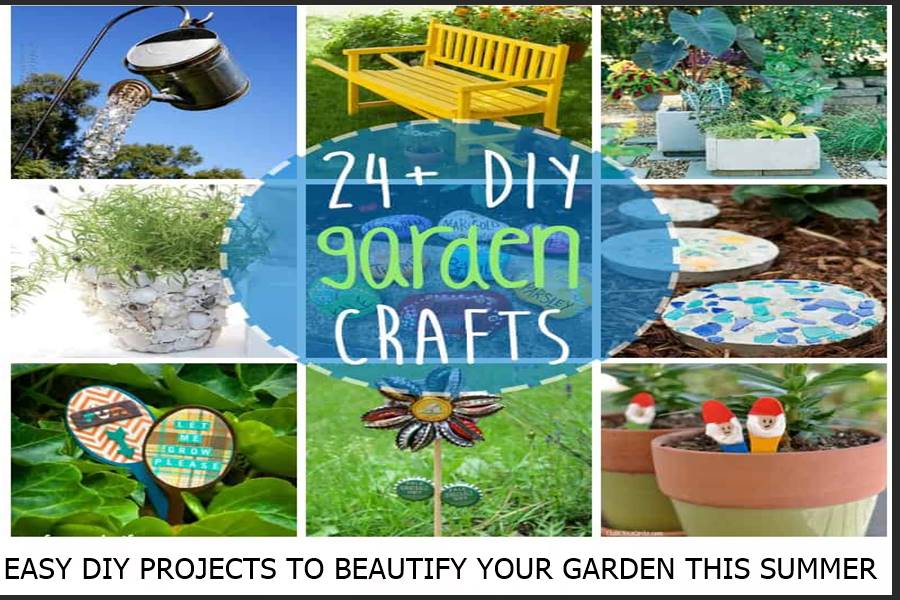 EASY DIY PROJECTS TO BEAUTIFY YOUR GARDEN THIS SUMMER