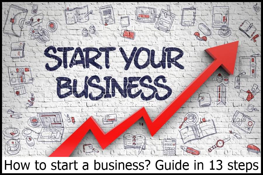 How to start a business? Guide in 13 steps