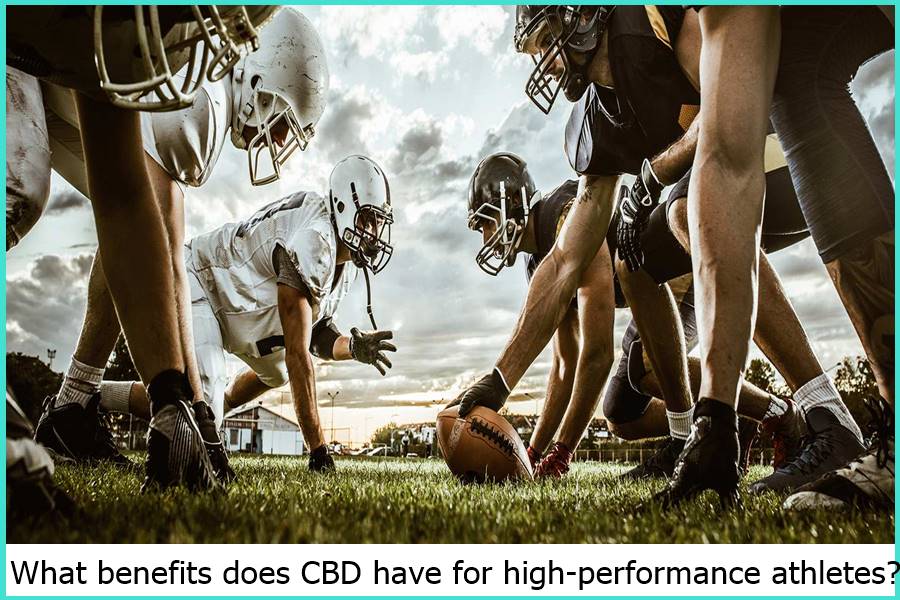 What benefits does CBD have for high-performance athletes?