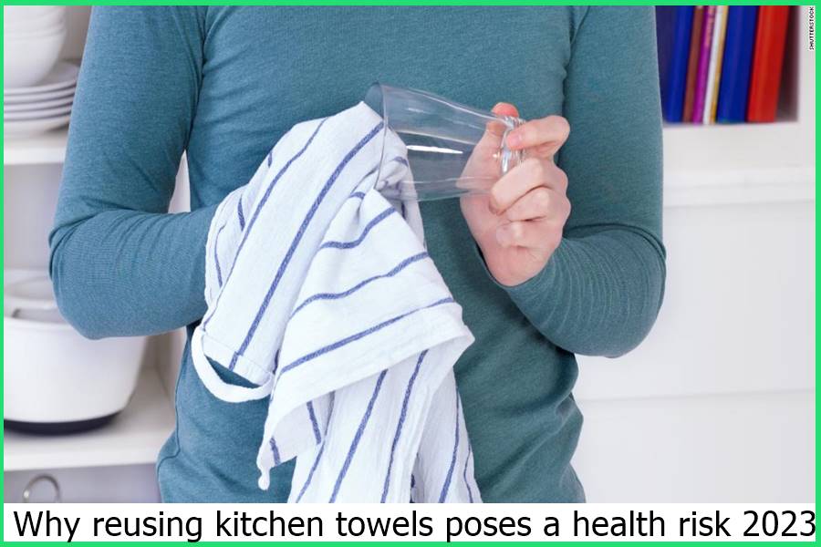 Why reusing kitchen towels poses a health risk 2023
